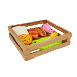 Súprava na krájania rýchleho občerstvenia - hot dog - na suchý zips